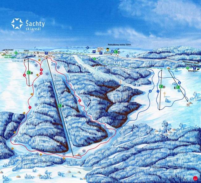 Šachty – Vysoké nad Jizerou Šachty – Vysoké nad Jizerou