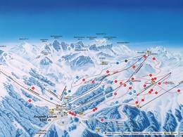 Plan des pistes Axamer Lizum