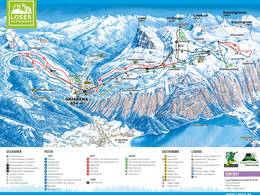 Plan des pistes Loser – Altaussee