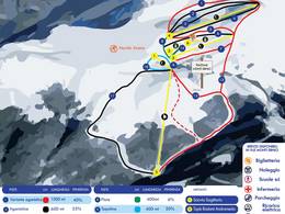 Plan des pistes Campo Catino