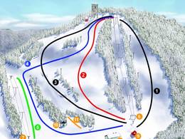 Plan des pistes Pääskyvuori