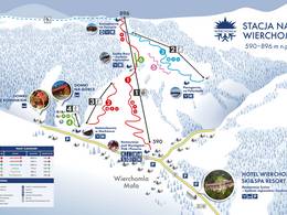 Plan des pistes Wierchomla