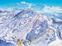 Plan des pistes Atzmännig – Goldingen