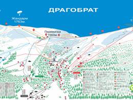 Plan des pistes Dragobrat