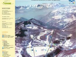 Plan des pistes Casone di Profecchia