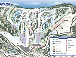 Plan des pistes Swain