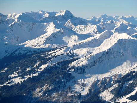 Oberstdorf: Taille des domaines skiables – Taille Fellhorn/Kanzelwand – Oberstdorf/Riezlern