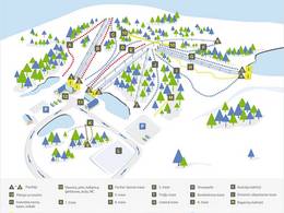 Plan des pistes Milzkalns