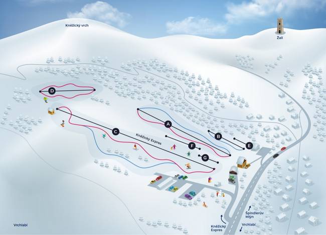 Vrchlabí – Kněžický vrch Vrchlabí – Kněžický vrch