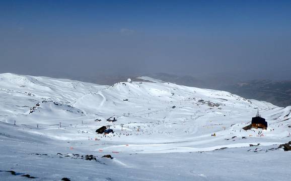 Espagne du Sud: Taille des domaines skiables – Taille Sierra Nevada – Pradollano