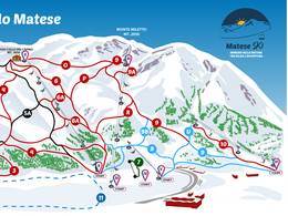 Plan des pistes Campitello Matese