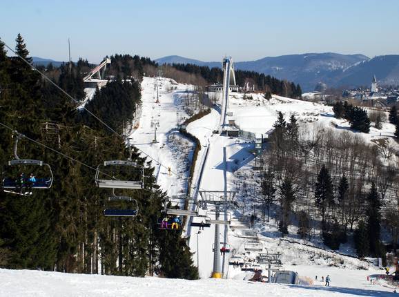 Domaine Skiable Winterberg Skiliftkarussell Station De Ski Winterberg Skiliftkarussell